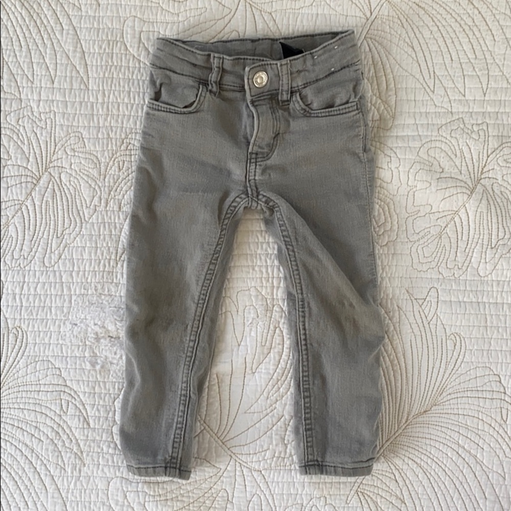 H&M toddler grey skinny jeans